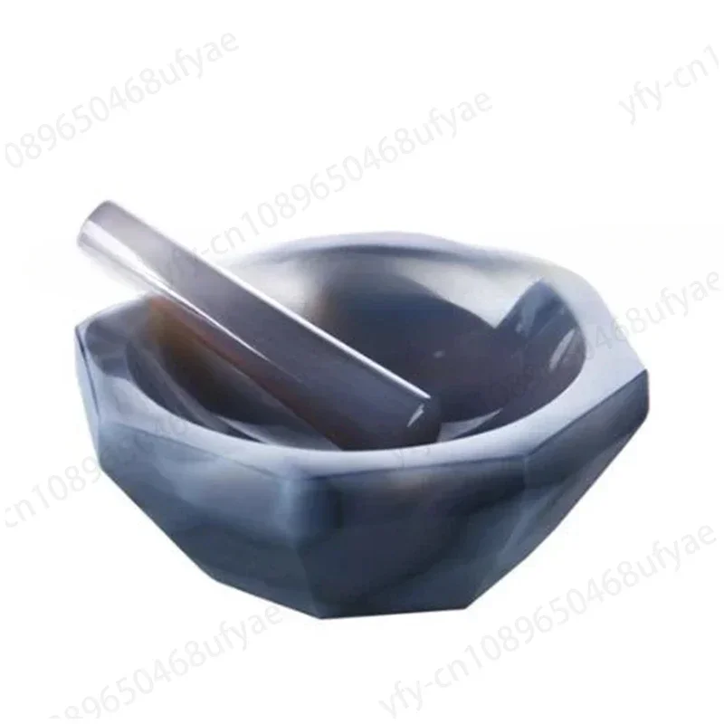 30mm 50mm 70mm 100mm all sizes High Quality Natural Agate Mortar and Pestle for Lab Grinding 110mm 120mm 150mm 160mm 200mm