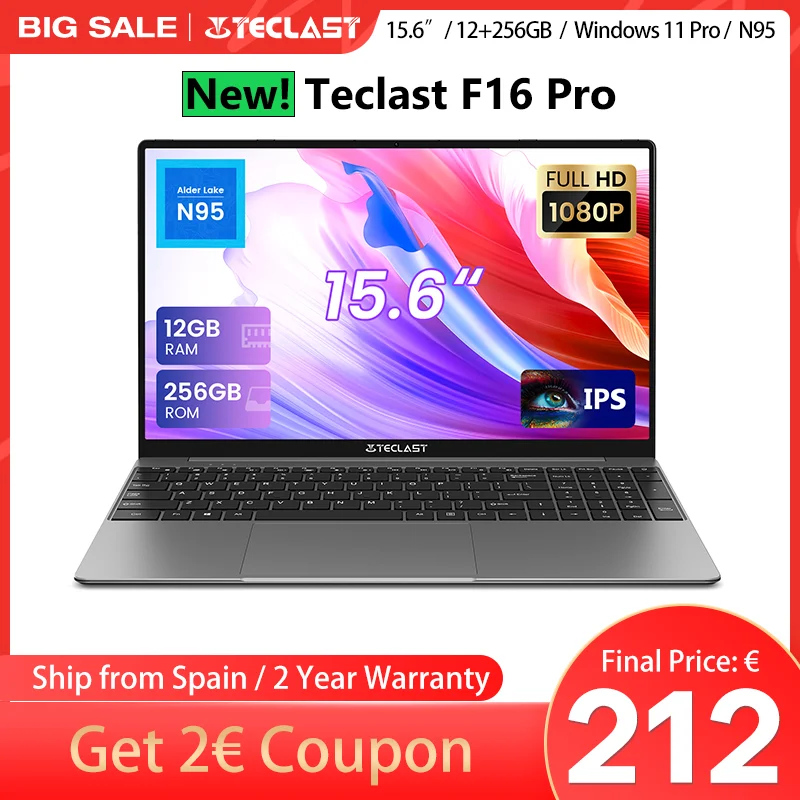 Teclast F16Air: مراجعة شاملة لجهاز كمبيوتر لوحي بزاوية فتح 180 درجة بمواصفات قوية