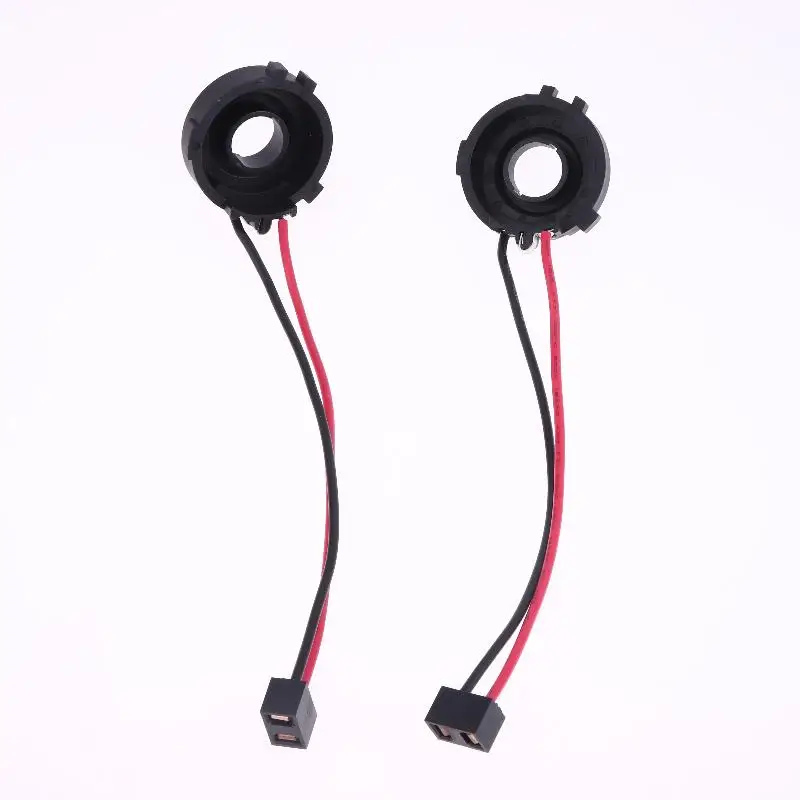 【xxx】2Pcs Headlight Bases Retainers For Golf 7 MK7 MK6 Tiguan Sharan Multivan Touran Scirocco Passat B7 H7 LED Socket Adapters