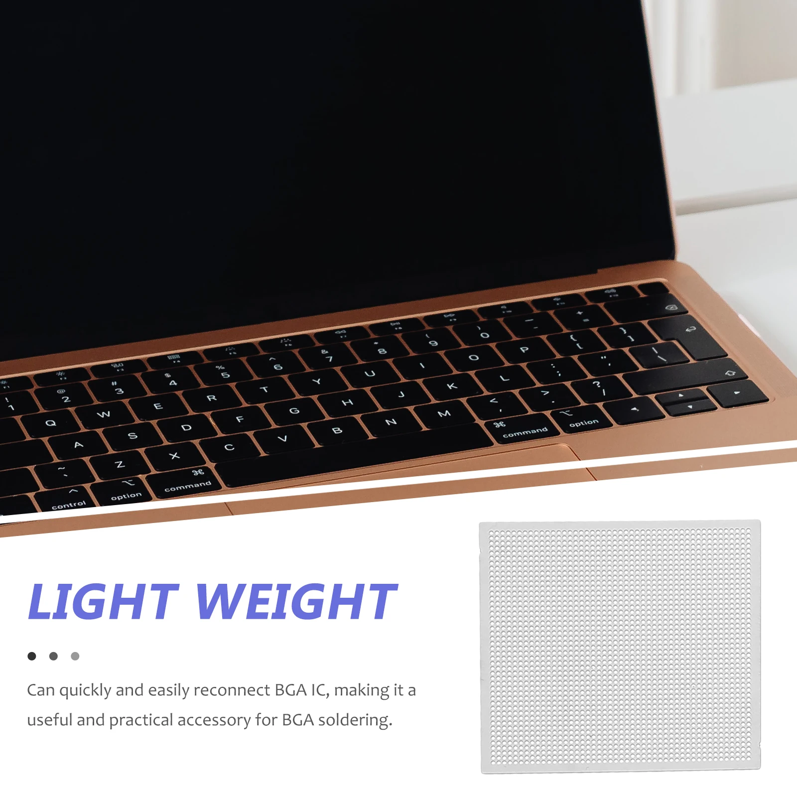 

Soldering Block Net CPU Repair Tool Practice Kit Silver 304 Stainless Steel Stencils Templates Rework Station Gaming Laptops