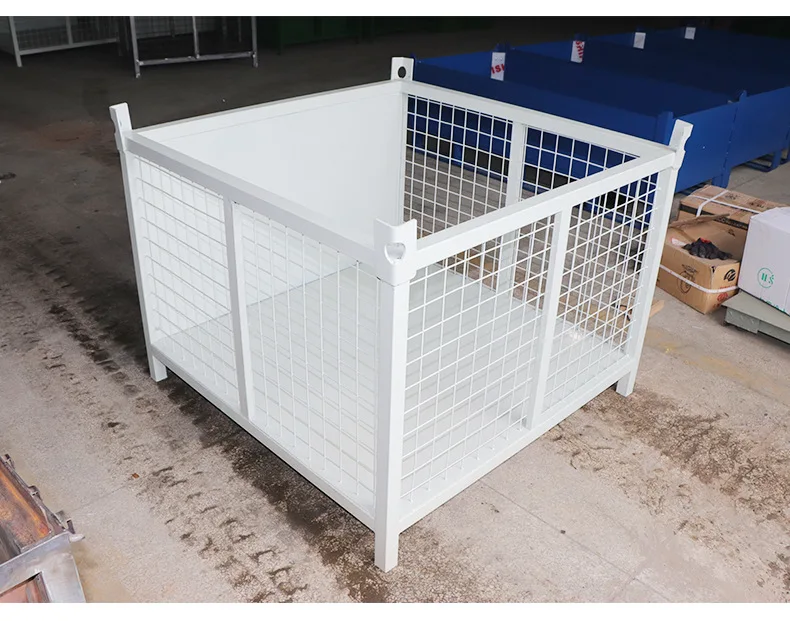 

Warehouse, Movable Multifunctional Grid Metal Turnover Box