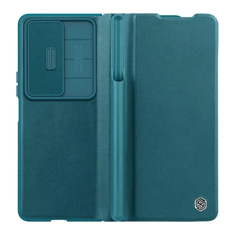 W89C Cellphone Protective for Case for GalaxyZFold4 Cover Leather