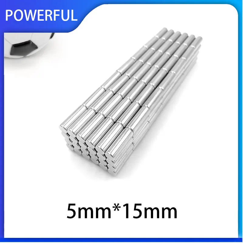 

10~200PCS 5x15mm Round Magnet Diameter 5mm Rare Earth Neodymium Strong Magnets Magnet 5mm x 15mm 5*15mm