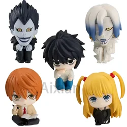 Aixlan ölüm not rakam Yagami ışık 4cm MisaMisa Rem PVC Action Figure amin doğum günü hediyesi tahsil heykelcik