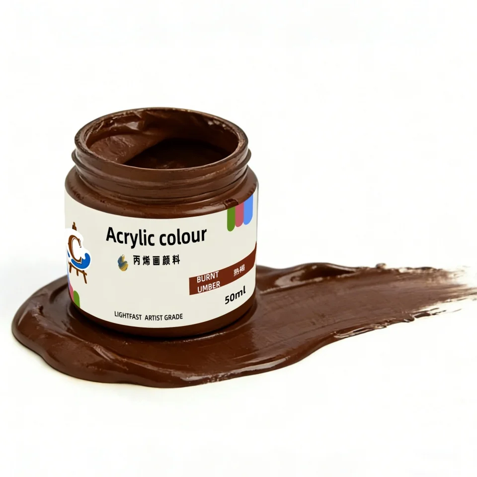 9-Farben-Acrylfarben, erhältlich in großer Kapazität von 50 ml. Das Set enthält Malen, Färben, Kunst, Malerei und Graffiti. – Detail 20