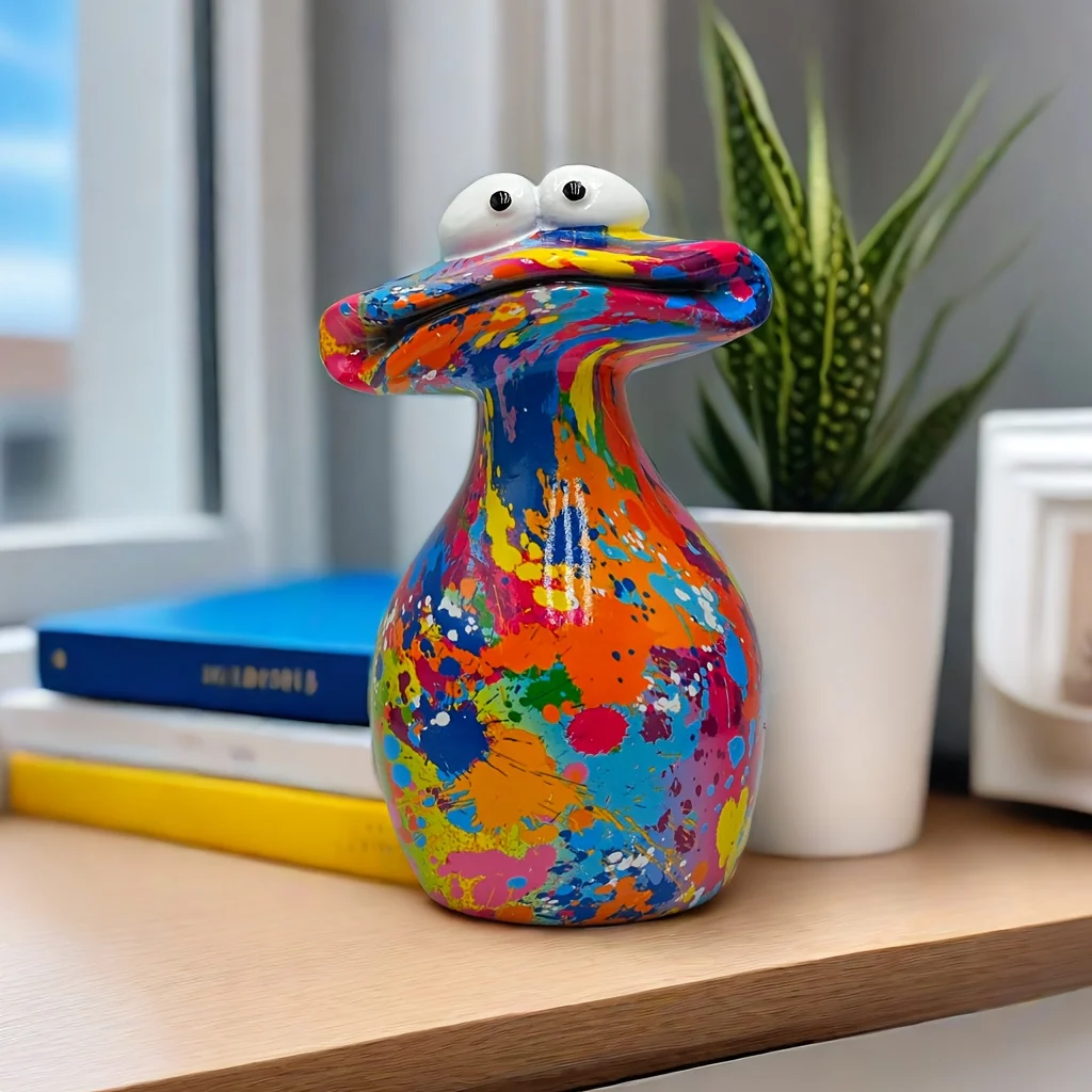 Charming Big-Mouth Frog Resin Figurine - Versatile Decor For Christmas,Halloween Decorations,Home Decor Collectible Figurines