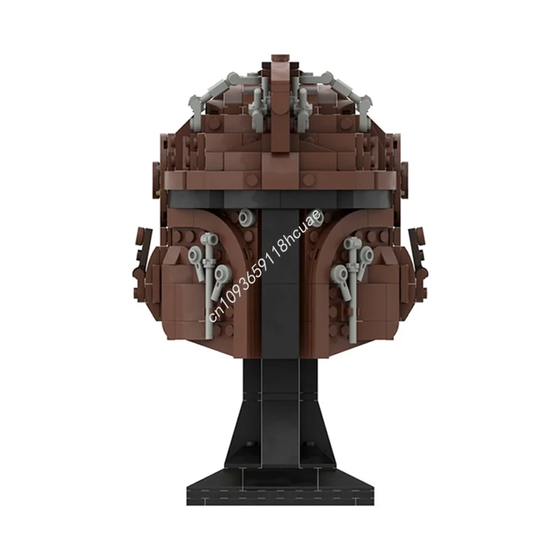 709 pièces MOC Science-Fiction film Ironrs compagnes capot casque Architecture blocs de construction modèle cadeaux de Festival