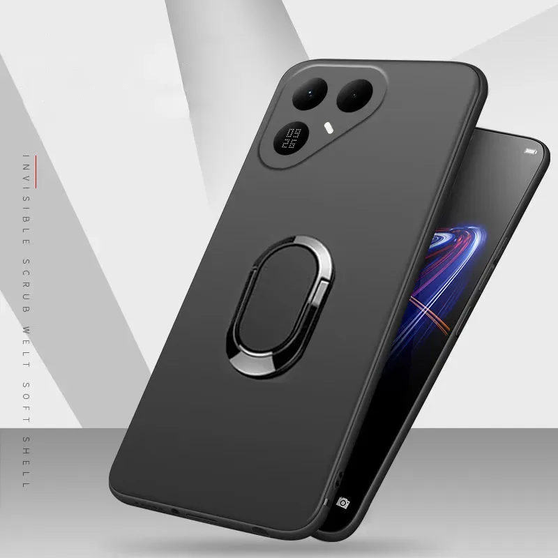 Skinlee Phone Case For Tecno Pova 8 5G Adsorbable Ring Ultra-Thin Silicone Soft Cover For Tecno Pova 8 5G Shockproof Shell