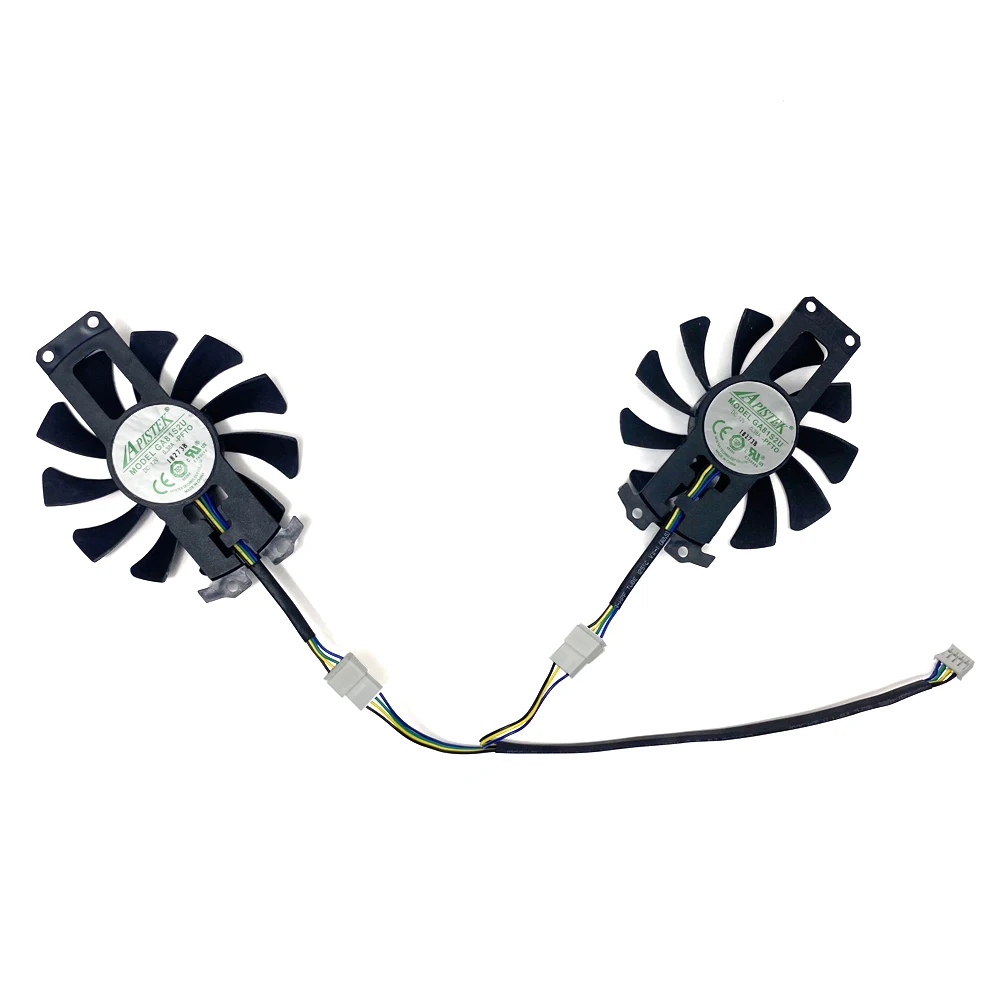 Cooling Fan 75MM 4PIN GA81S2U DC 12V 0.38A GTX950 960 GPU FAN For Zotac GTX 950 960 GTX 1060 ddr5 graphics card cooler Fans