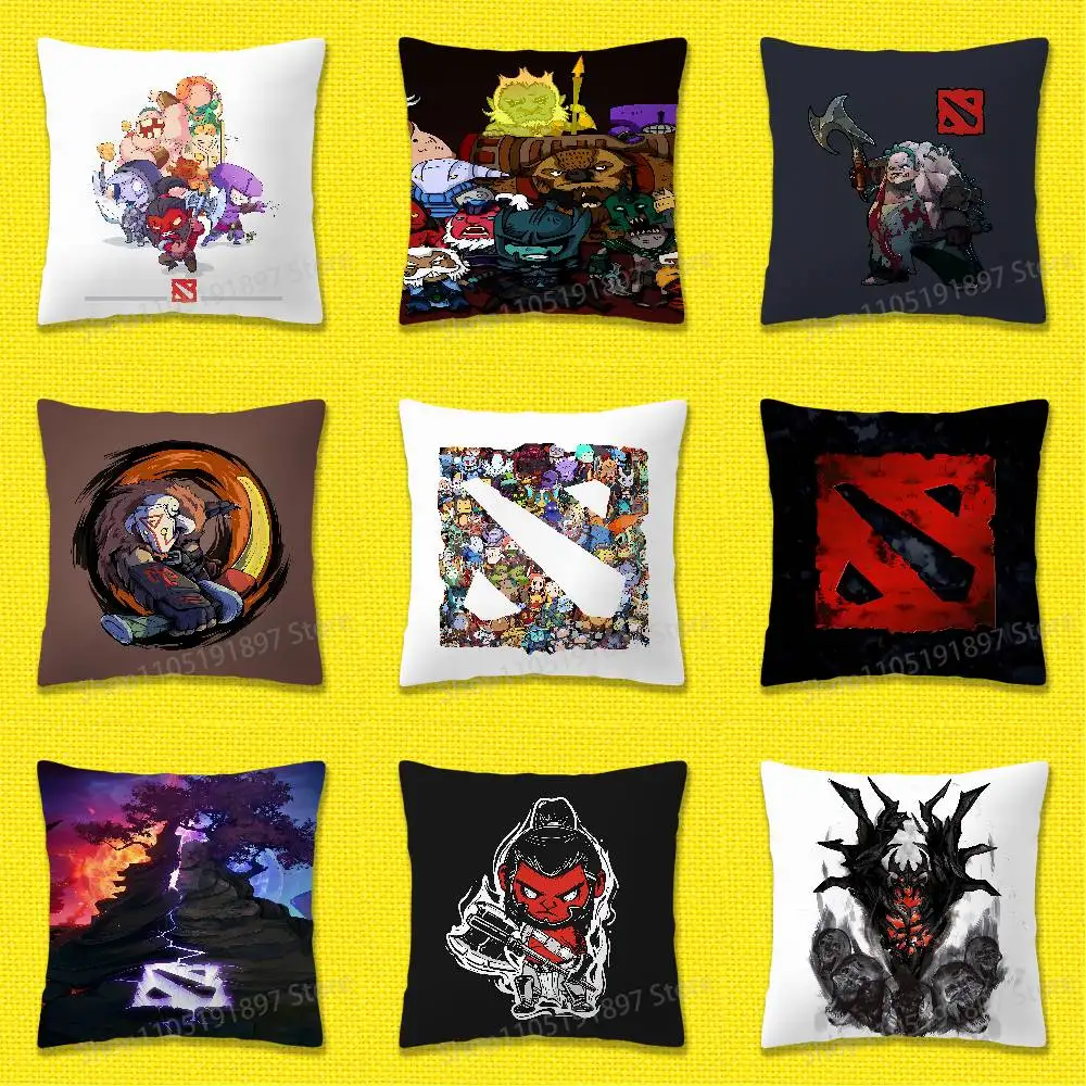 

Game D-Dota 2 Throw Pillow Case For 50x50cm 40x40cm 55x55cm 45x45cm 30x30cm Square Bedroom Pillowcase Cover