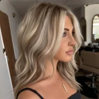 18inch Soft Highlight Blond Body Wave Hair Wig 150 Density 13x4 Lace Front with Baby Hair Pre-Plucked 100% Human Hair view 4