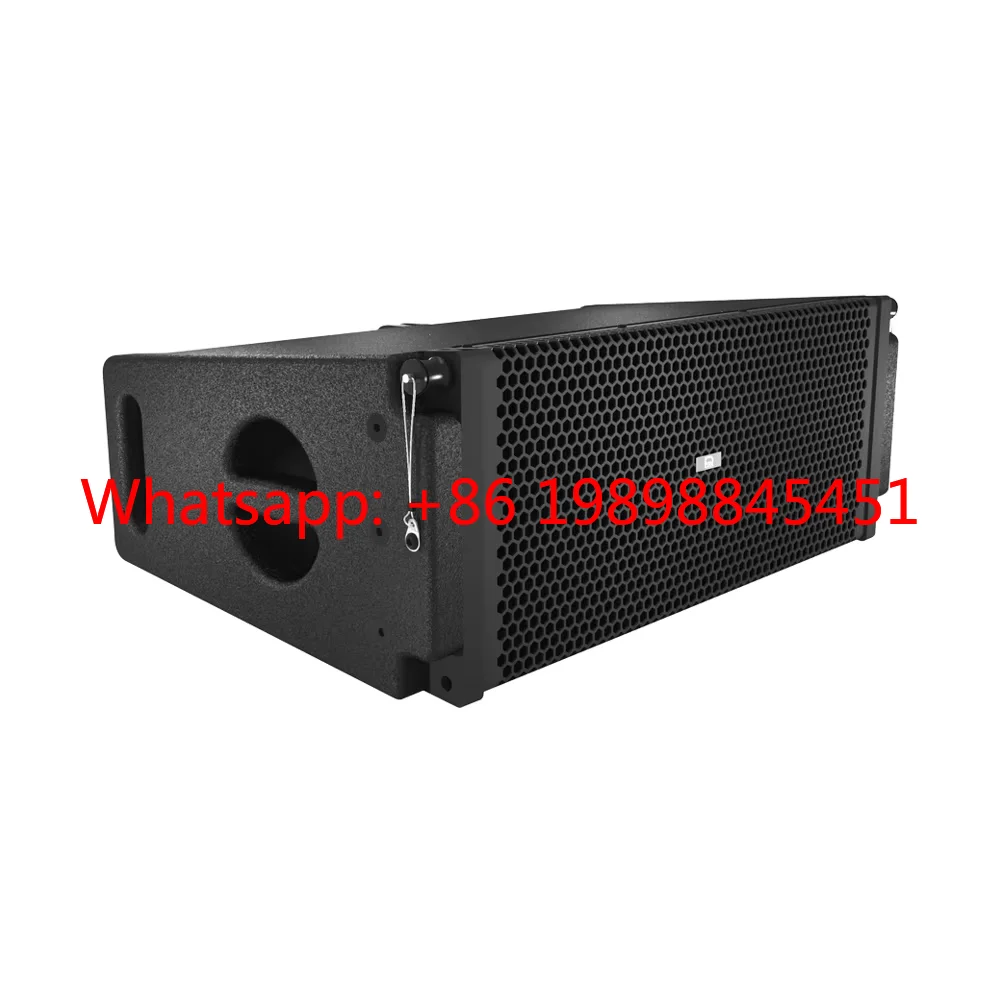 

Dual-Woofer 2400W Peak Wood Portable & Waterproof Line Array Speaker System with Curved Array Ability 10-Inch