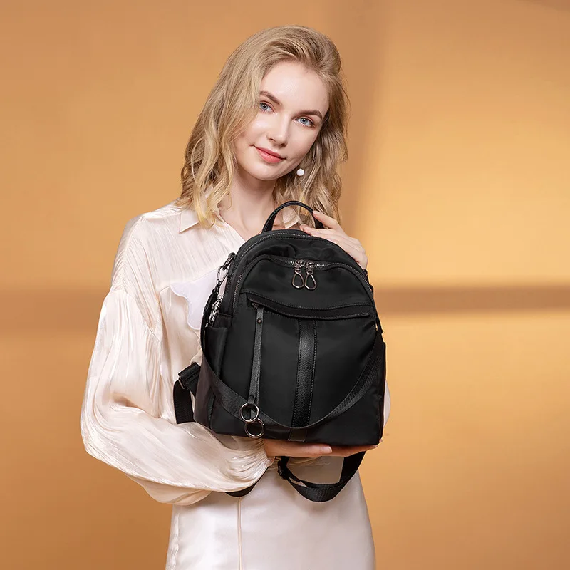 Small Backpack New 2022 Spring on The New Easy Oxford Cloth Backpack Women's Large Capacity Multi-purpose Travel Bag