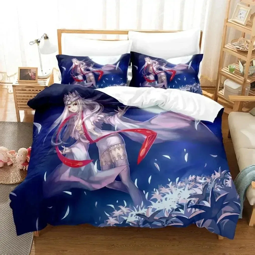 

Anime Fate EXTRA Saber Nero Bedding Set Bedroom Soft Modern Bedspreads Comefortable Kids Duvet Cover Quilt Cover And Pillowcase