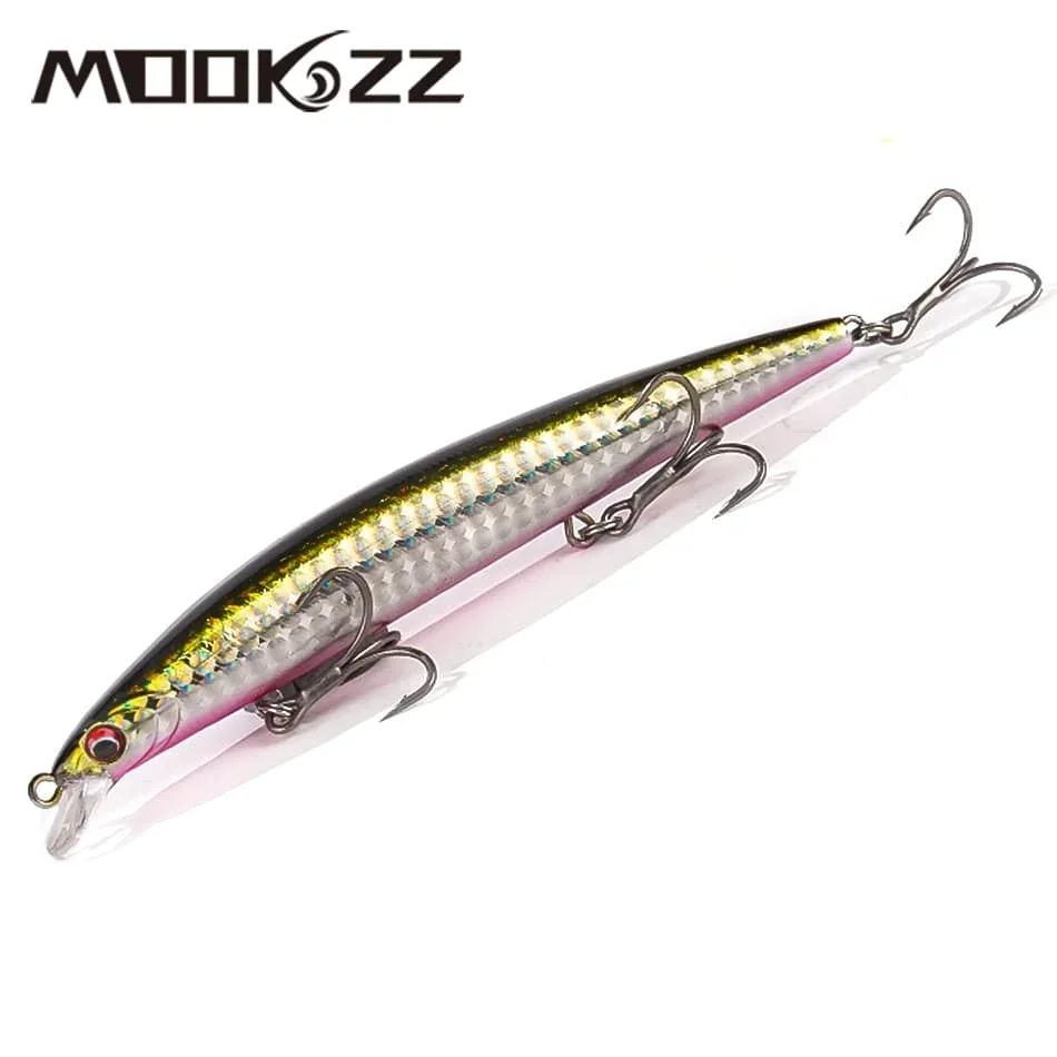 MOOKZZ 143mm/20g 125mm/13.5g SEA Minnow Floating Lure MINNOW Hard Fishing Lure Wobble Crankbait Bait Floating Minnow Fishing