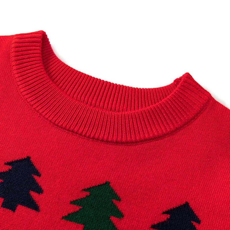 Factory direct sales of new European, American autumn and winter cartoons, Christmas deer children's sweaters, girls' baby slee