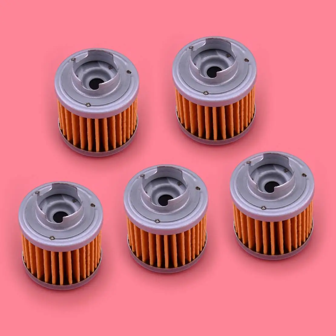 5pcs/Set Oil Filter 15412-HB6-003 Fit for Kitaco Clutch Cover Honda Grom 125 KTC-1002 Daytona Anima ZS190