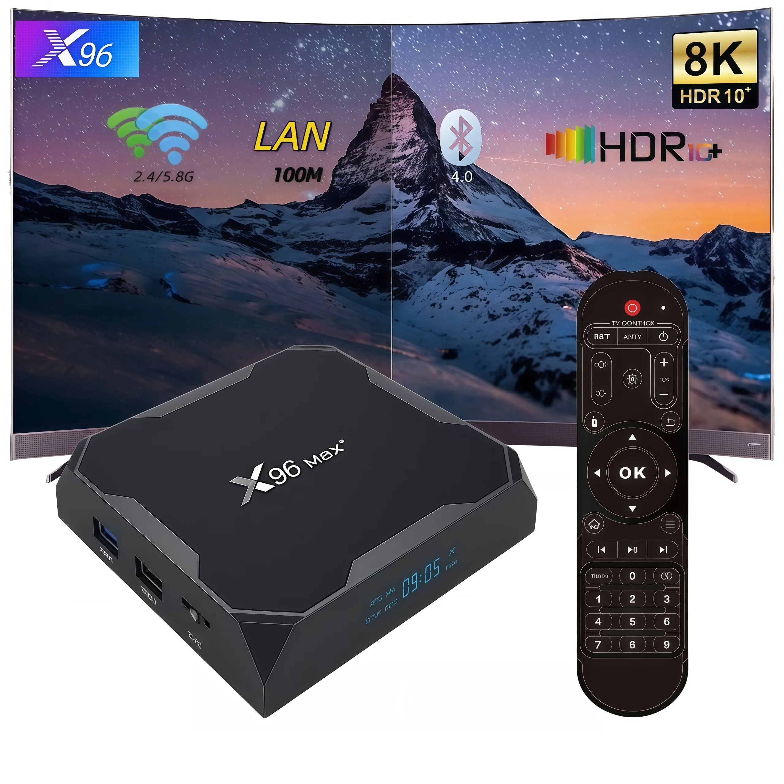 X96 Max+ TV Box 4GB 64GB
