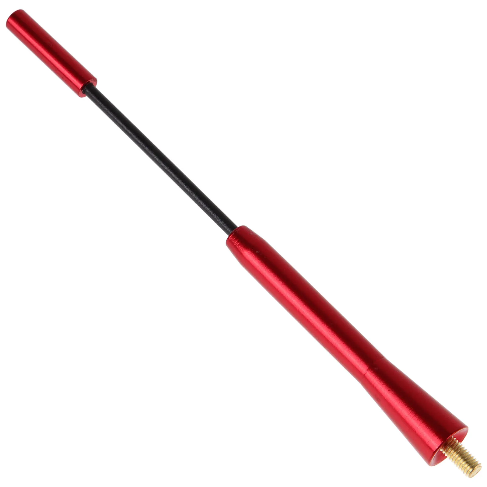 

Telescopic Car Antenna Aluminum Alloy Red Color 3 Sections Roof Mount Radio Signal SUV Accessories Stable Reception