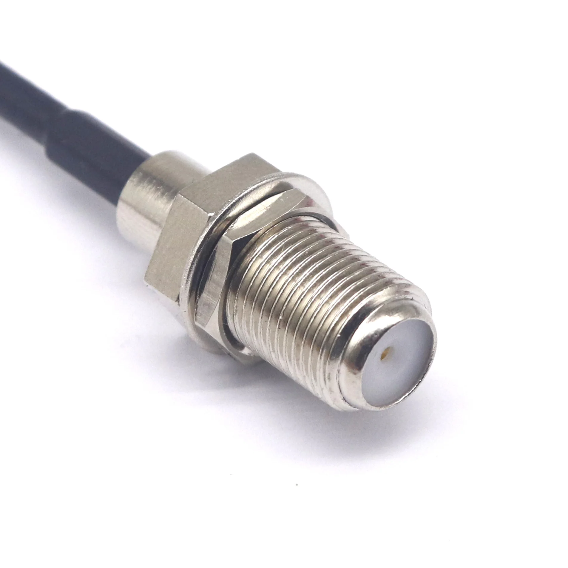 TS9J/FK coaxial RF conversion cable F-K female head to TS9 bend male TS9 to F Huawei connector RG316 cable 15cm