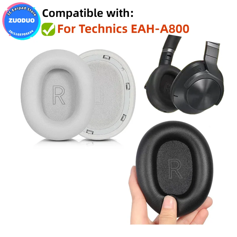 

1pair Ear Pad For Technics EAH-A800 Headset Gamer Replacement Headphones Memory Foam Earpads Foam Ear Pads Cover ZUODUO
