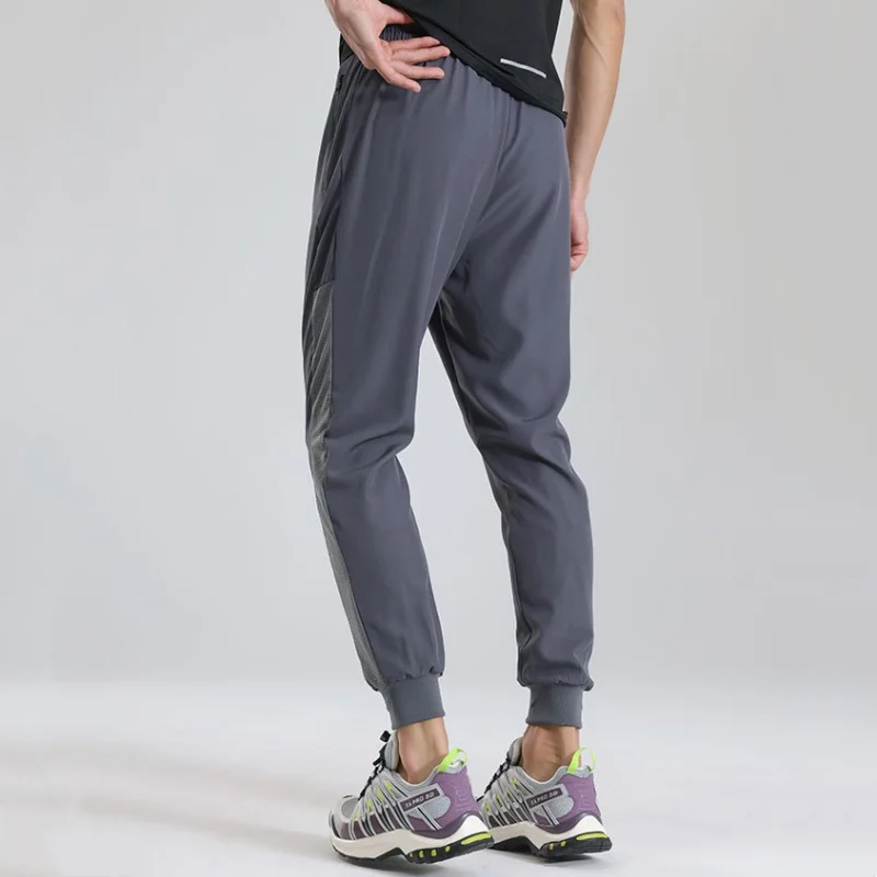 Breathable Plus Size Men's Casual Jogger Pants for Men Quick Dry Straight Elastic Waist Trousers Outdoor Sport Long Pants