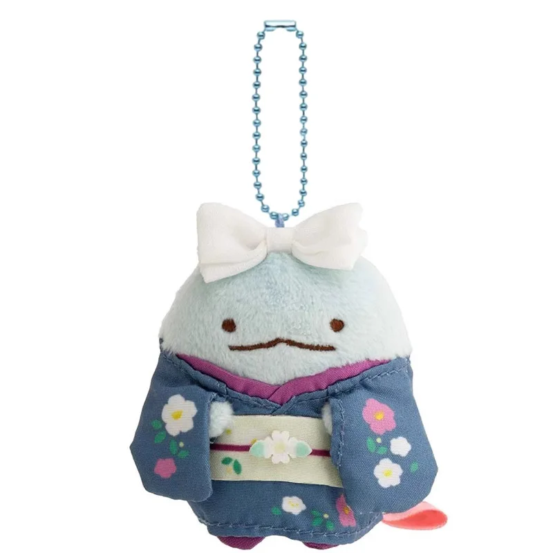 Nette Cartoon Kawaii Sumikkogurashi Ebifurai Nippon Kimono Serie Plüsch Schlüsselbund Tasche Kleine Anhänger Ornamente Puppe Spielzeug Geschenk