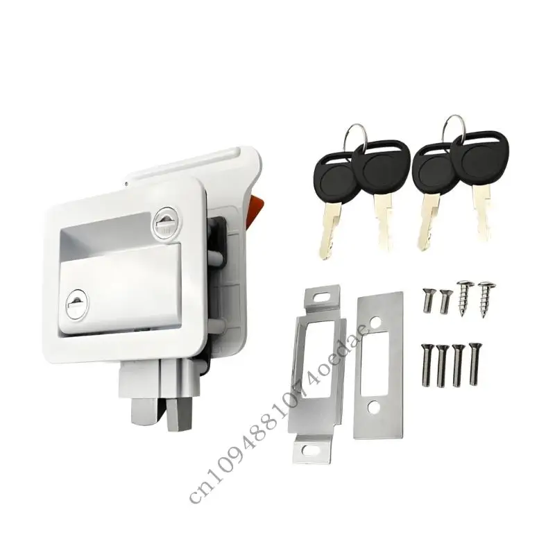 

0XXC Pack of 1 Global Door Lock Metal Mixture Building for Easy Installation Tall Security and Weather Resistance on Most
