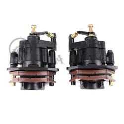 1Pair ATV Rear hydraulic Brake Caliper with pads For 300cc 400cc Go Kart XT1100/650 Buggy/DAZON/KINROAD 1100CC Quad Bike parts