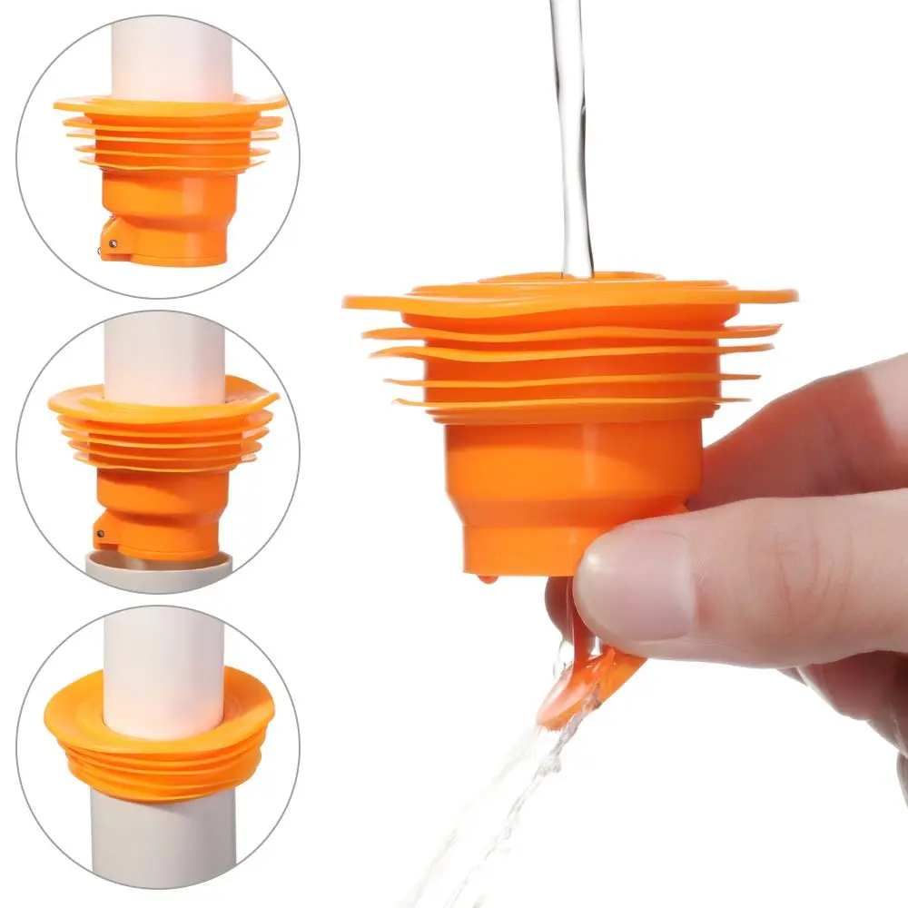 Durable Anti odor Pest Insect Prevention Deodorant Silicone Core Water Pipe Drain Cover Floor Drain Seal Tubes