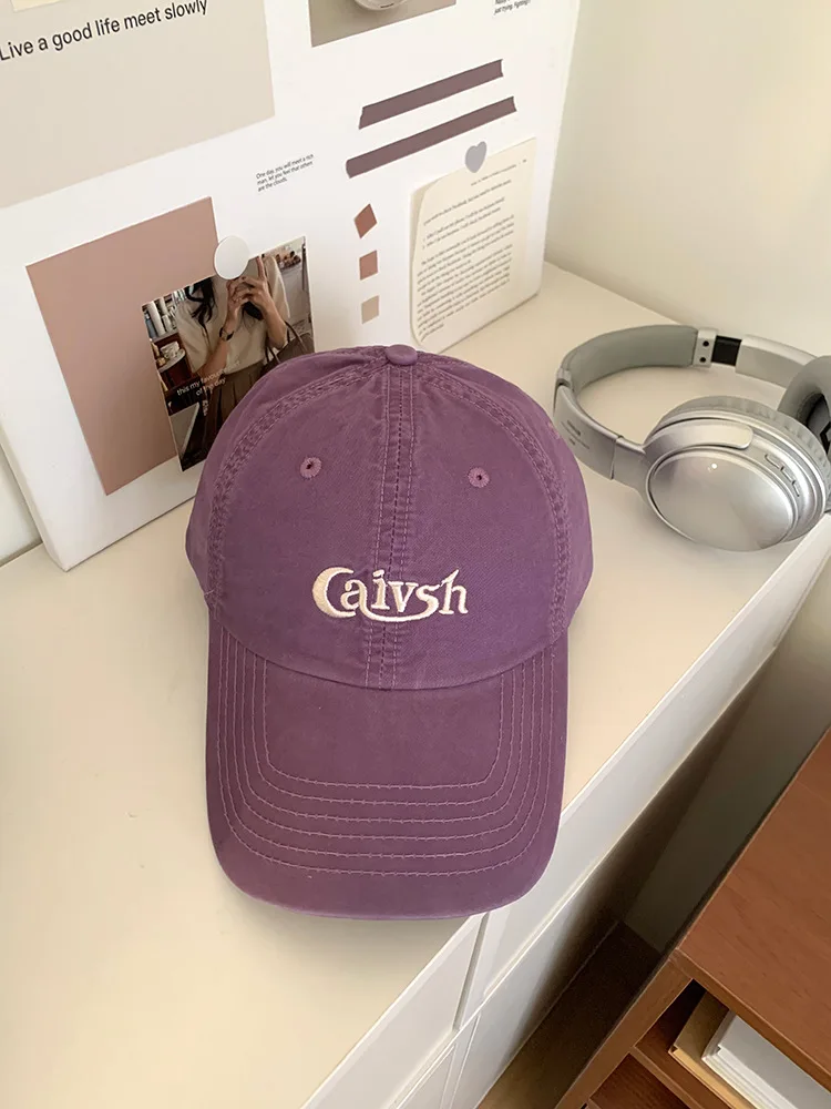 

Бейсбольная кепка с вышивкой букв для женщин и мужчин, модная кепка с утиным языком, уличный солнцезащитный козырек, фуражки, однотонные козырьки