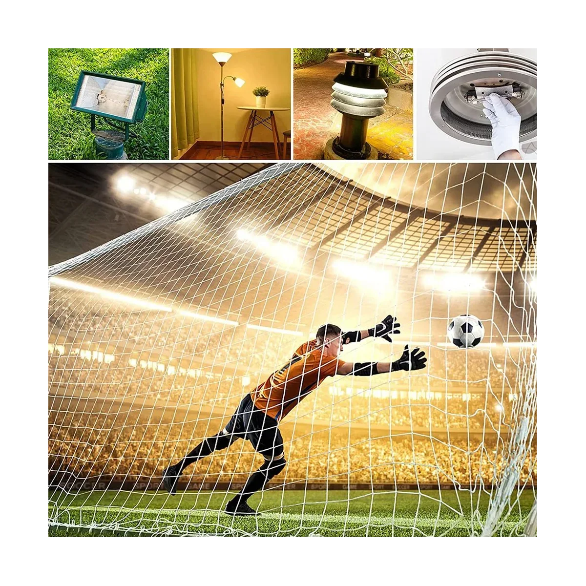 Lamplamp R7S 78 mm - 300 W Regul Duration voor Ilumina Serp de Paisagem e Trabalho