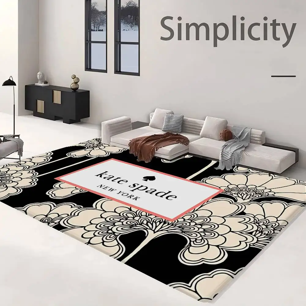 Fashion Brand K-Kate S-Spade Logo Luxury Entrance Door Mat Nordic Style Home Doormat Bathroom-Toilet Mats Bedroom Hotel Decor