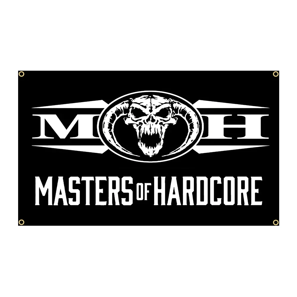 90x150cm 3X5FT Masters of Hardcores Flag Polyester Printed Banner For Decor