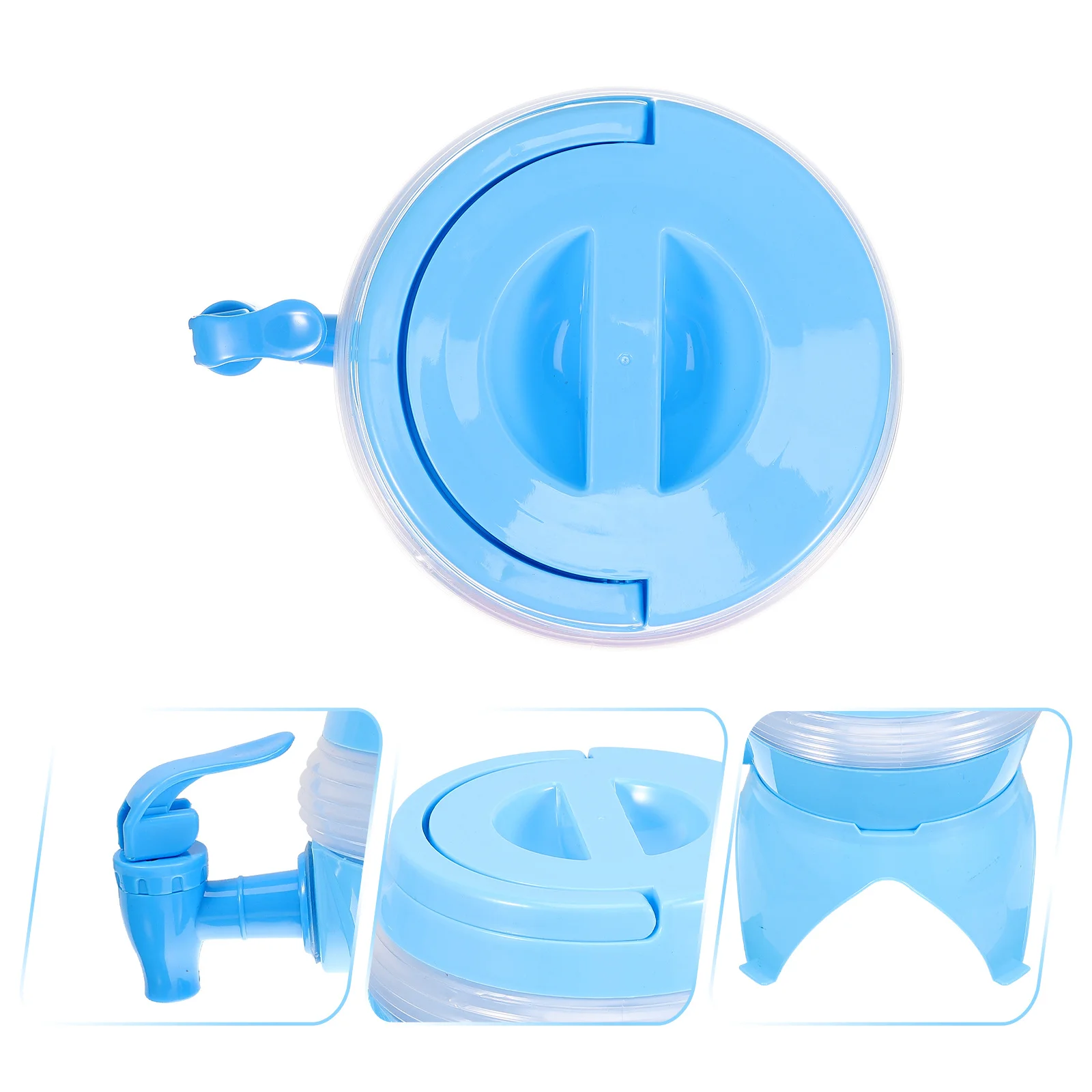 

1set Folding Beverage 1Set Drink Dispenser For Sports Spigot Base Portable Water Dispenser Outdoor Party Camping Large Capacity