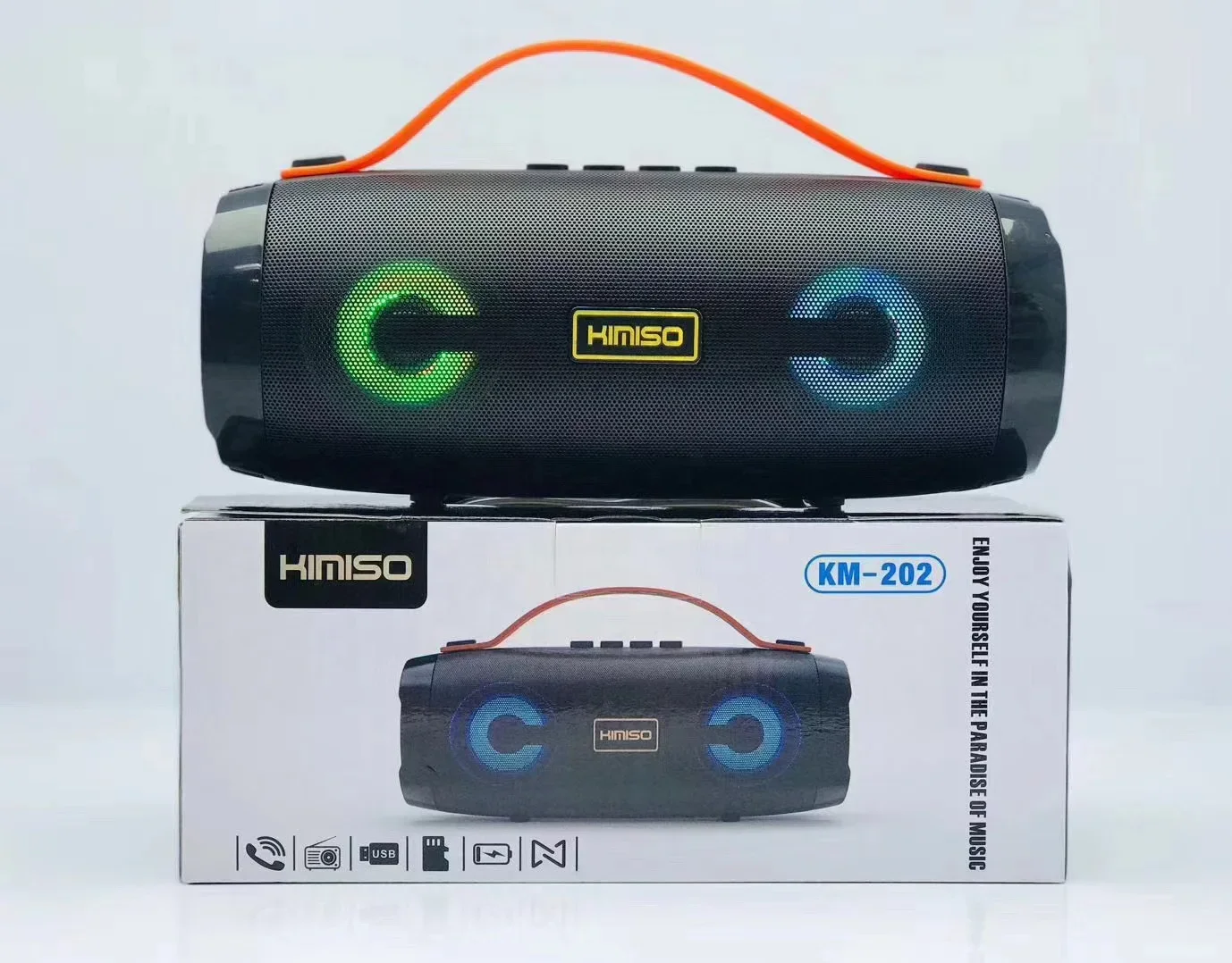 

Original KIMISO KMS202 Support USB TF CARD FM RADIO Portable Wireless Tooth Wireless Speaker