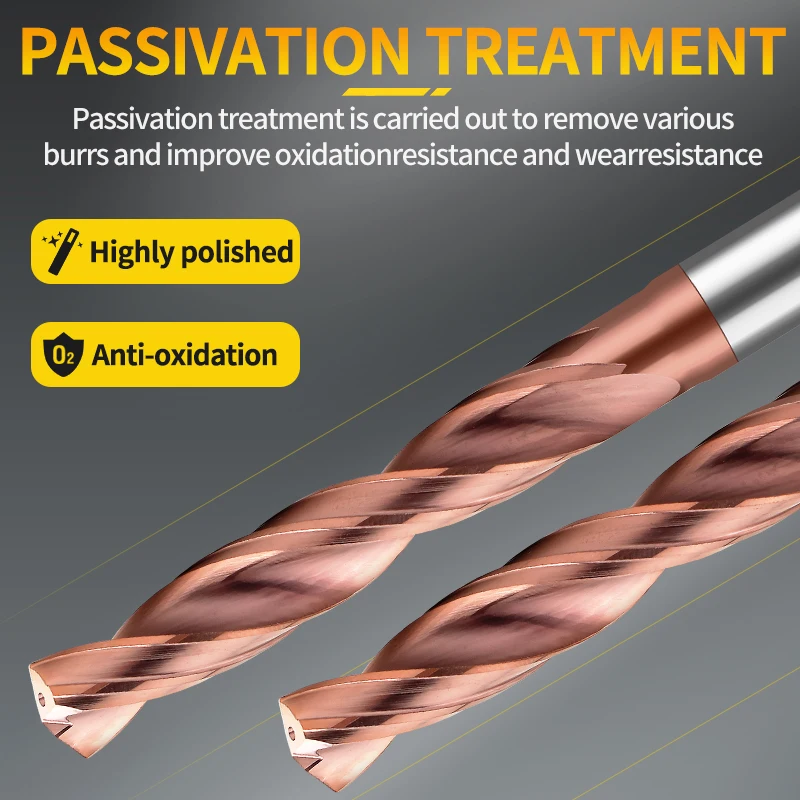 Broca de carburo 5D de 3-14mm, agujero interior a través del refrigerante para herramienta CNC eficiente de acero, broca de refrigerante interno de acero de tungsteno