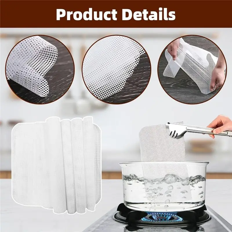 Customer Favorite Silicone Dehydrator Sheets(15 Pack), Mesh Trays For Fruit Leather Production, Non-Stick Surface For Dried Meat