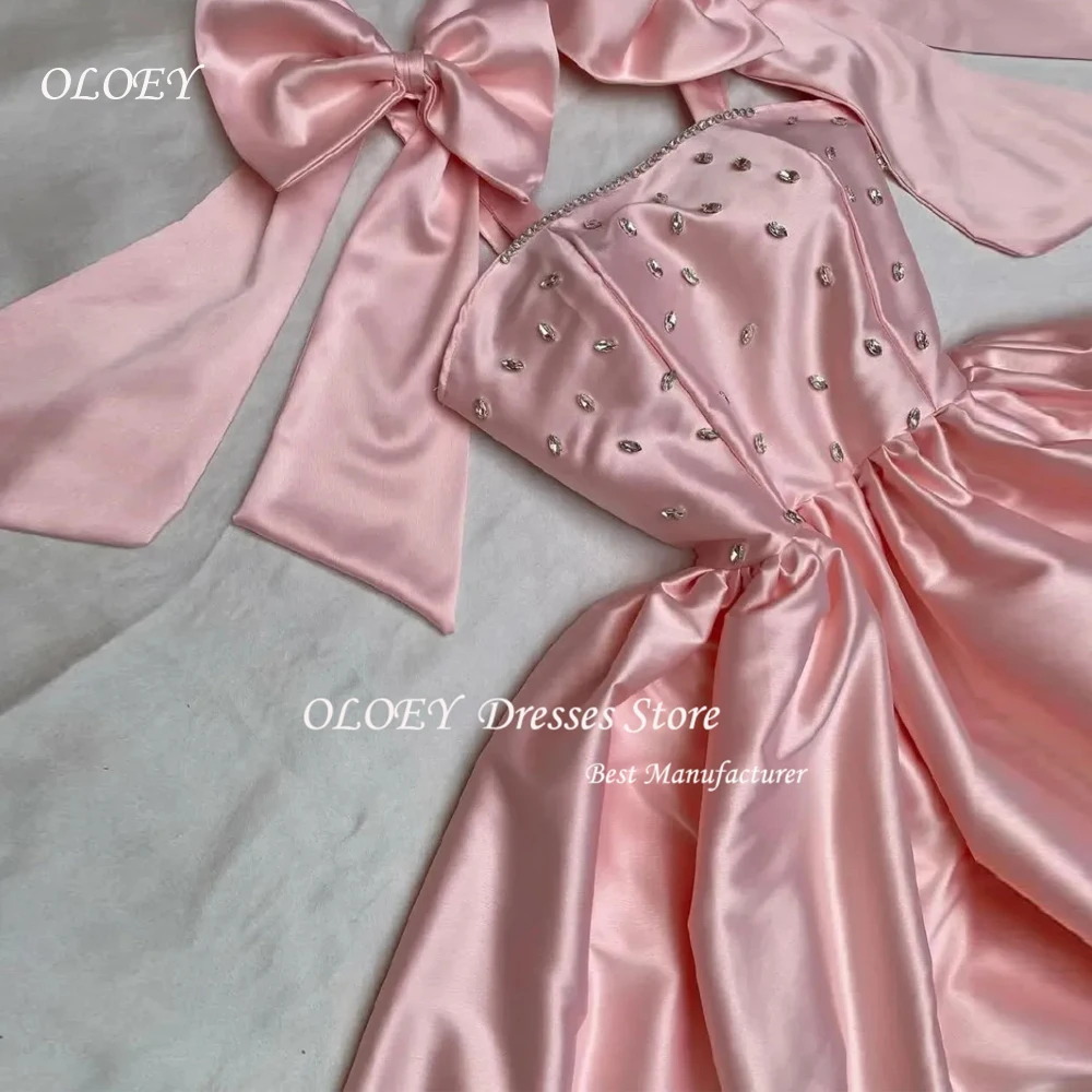 

OLOEY A-line Mini Ball Gown Draped Shoulder Straps Prom Gown Sweetheart Collar Evening Party Dresses Custom Above Knee Customize
