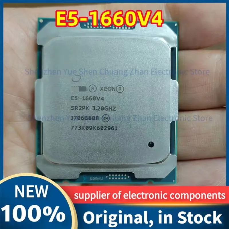 

E5-1660V4 Xeon E5 -1660 V4 CPU Support x99 Motheboard SR2PK 3.20GHz 8-Cores 20M LGA2011-3 3200 MHz 140W 14nm