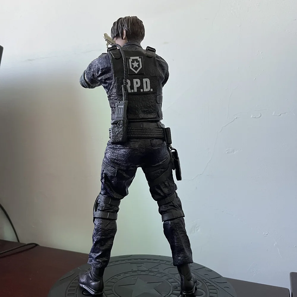 Biohazard Leon Scott Kennedy Anime Figure Brown Jacket Evil Police Game Model Toy Collection Birthday Gifts