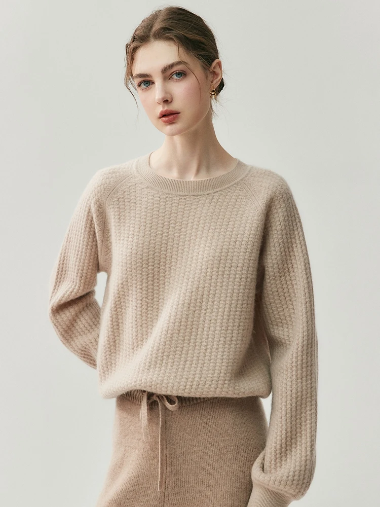 Frauen 100% Kaschmir Pullover Dicke Kaschmir Stricken Oansatz Langarm Pullover Herbst Winter Hohe Qualität Weibliche Strickwaren Tops