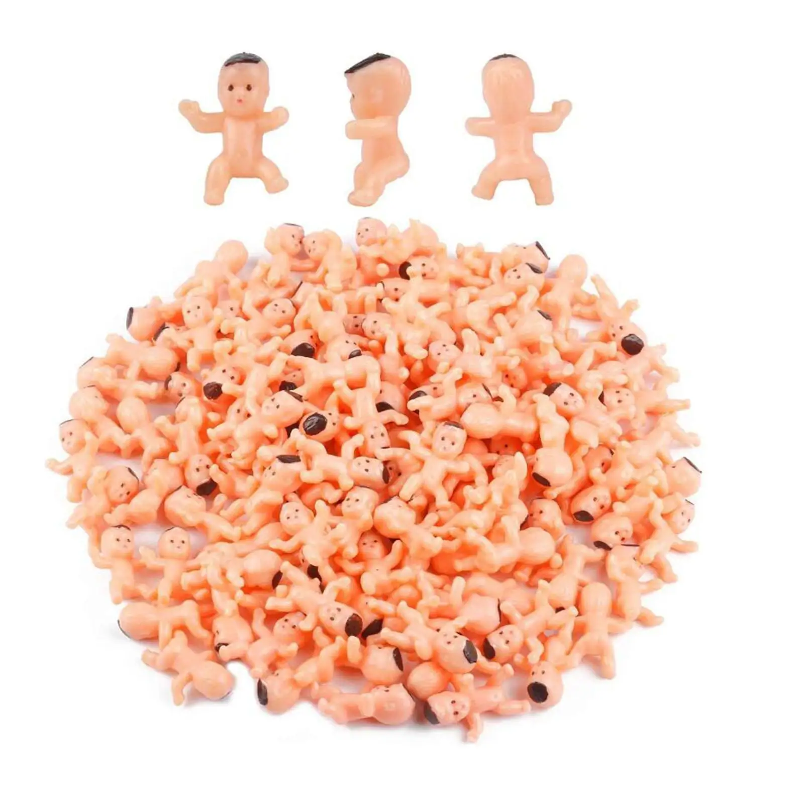 100x Mini Babies Crafting Baby Dolls Baby Shower Present Lightweight Lovely