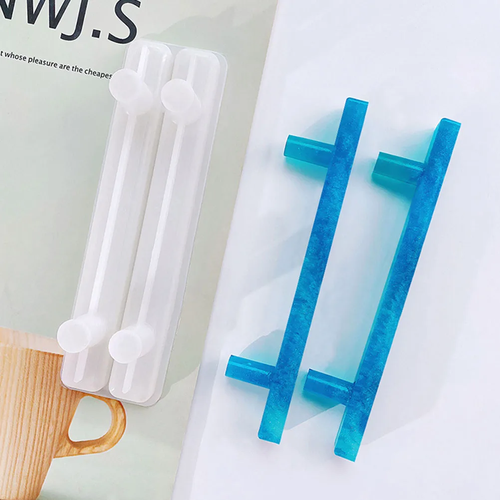 

2Pcs Silicone Molds DIY Tray Handle Designs For Crafting Tea Tray And Decorative Grip Accessories