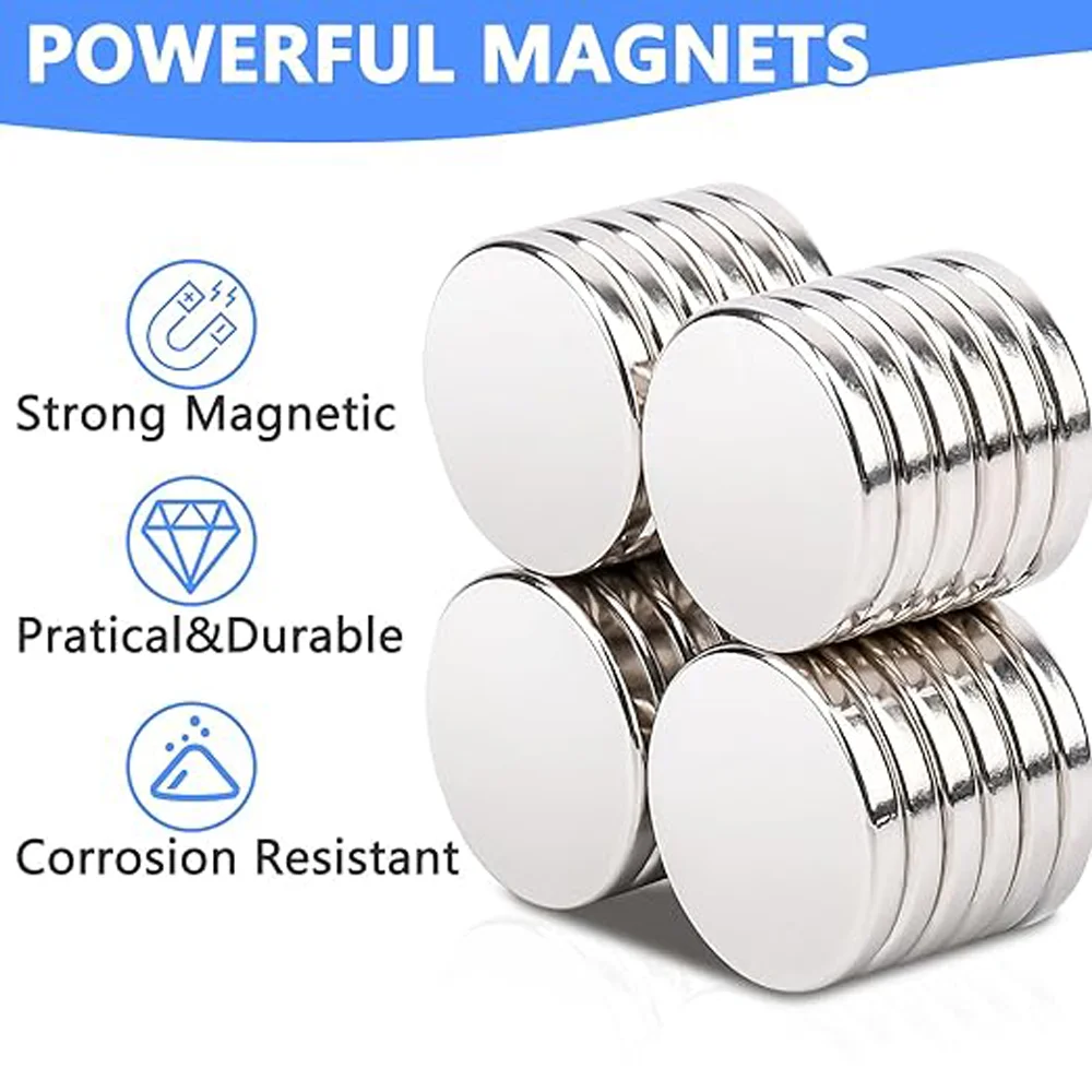 20x3 مللي متر مغناطيس النيوديميوم القوي ، 25 قطعة مغناطيس الأرض النادرة مغناطيس القرص المستديرة الثقيلة ، مغناطيس الثلاجة المستديرة الصغيرة للحرف اليدوية