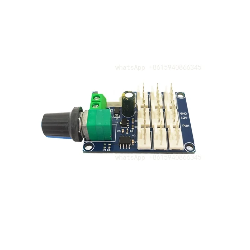 Suitable for 12V Chassis Fan Multichannel Governor PWM Manual Speed Controller Accessories Tools