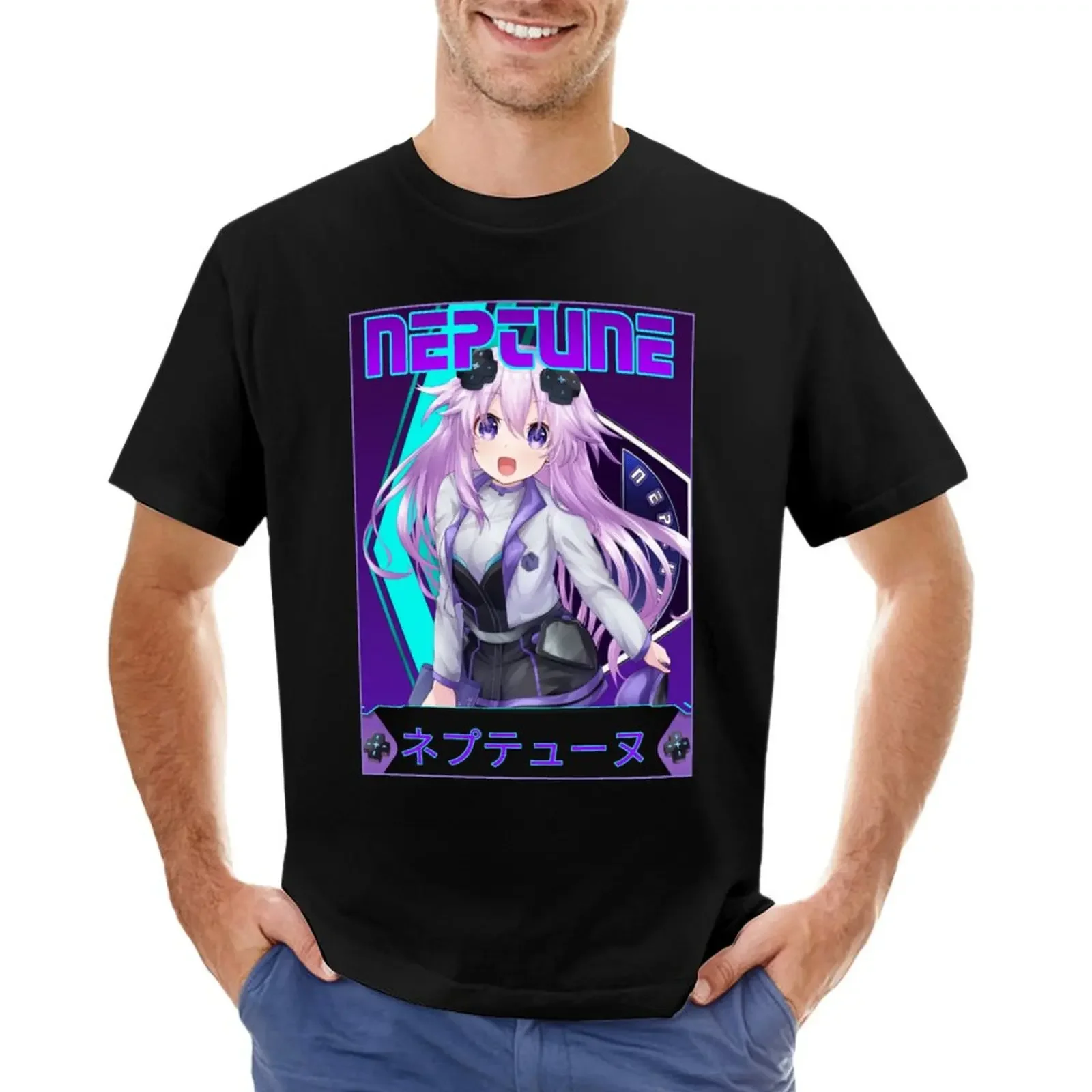 

Epicdimension Neptunia (Neptune) T-shirt quick-drying animal prinfor boys mens funny t shirts