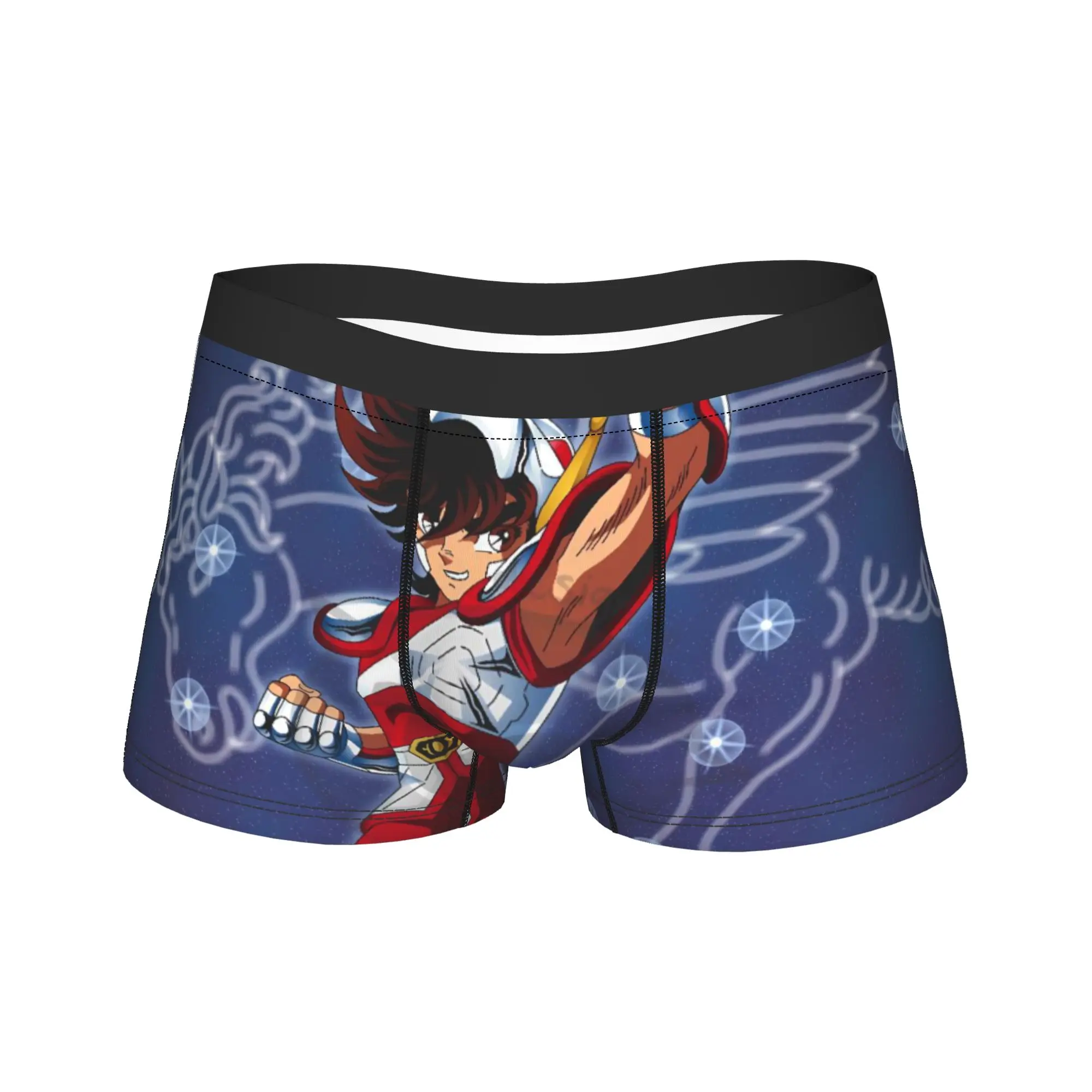 

Ikki (6) Saint Seiya Underwear Custom DIY Boxer Shorts Trenky Men Panties Breathable Boxer Brief Birthday Present
