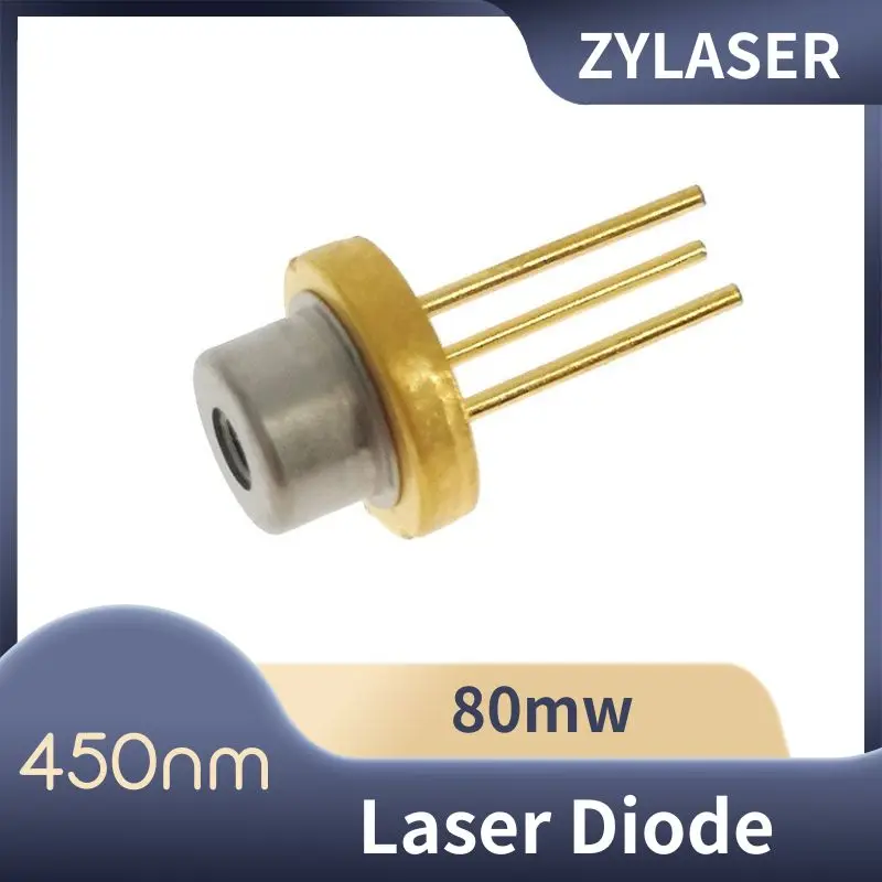 D5.6mm M type 450nm 80mw Laser Diode Module Blue Color DIY Laser Sensor Diodes LED Electronics Design