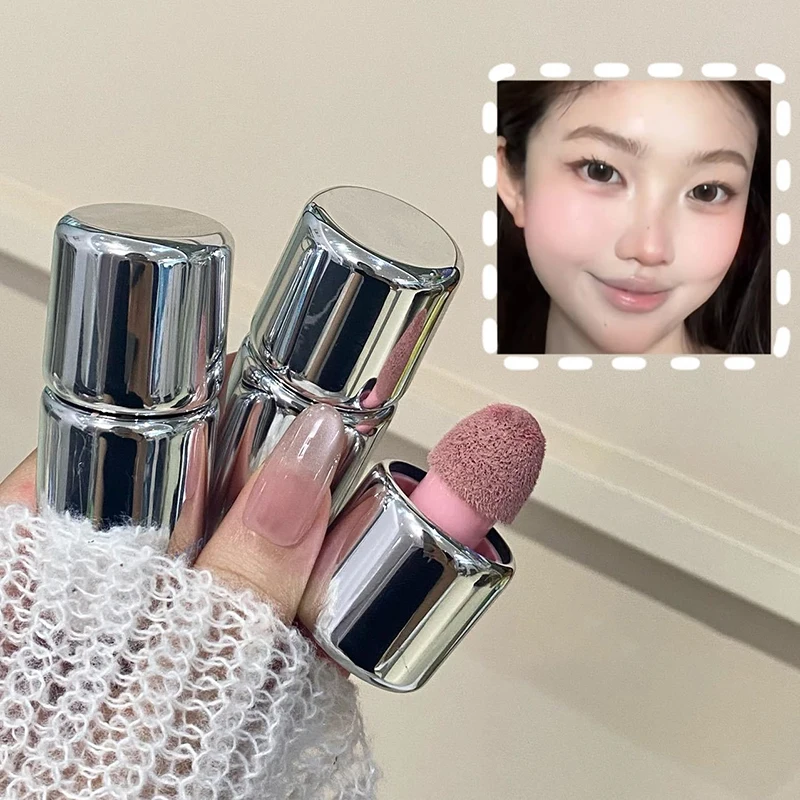HERORANGE Matte Liquid Blush Water Light Cheek Cream Smooth Blush Big Sponge Brush Head Easy To Apply Natural Rouge Makeup view 3